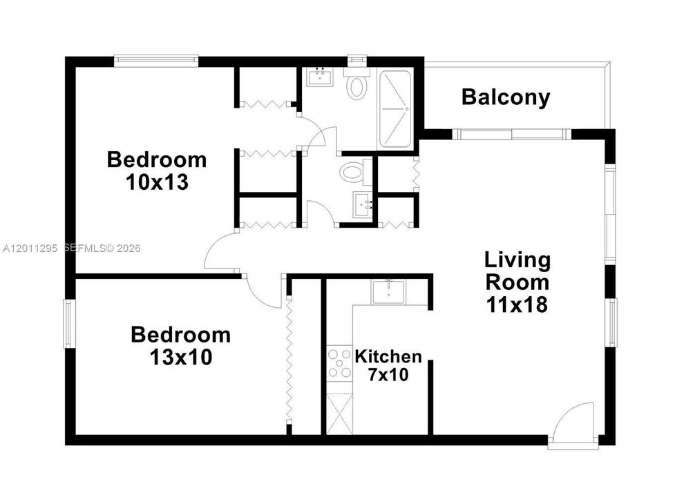 En Venta: $232,000 (2 camas, 1 baños, 706 Pies cuadrados)