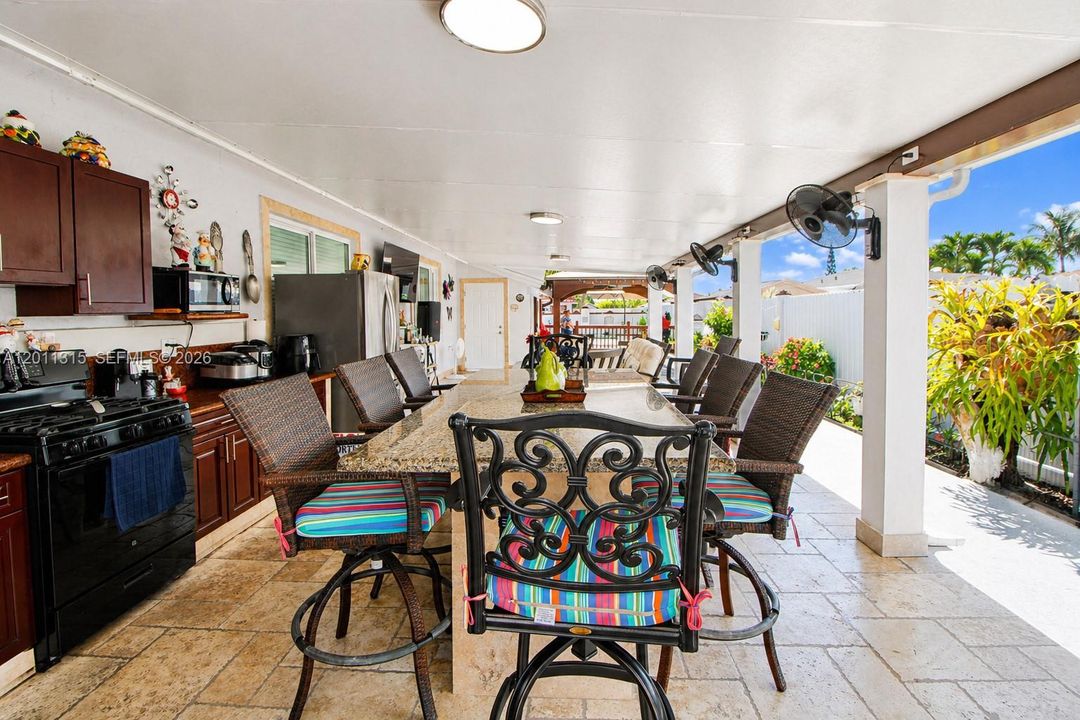 Huge Covered Terrace