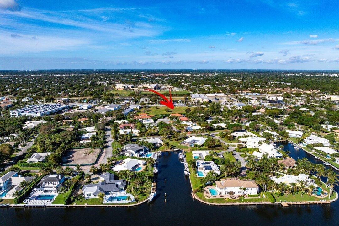 Aerial View of Lot From Intracoastal