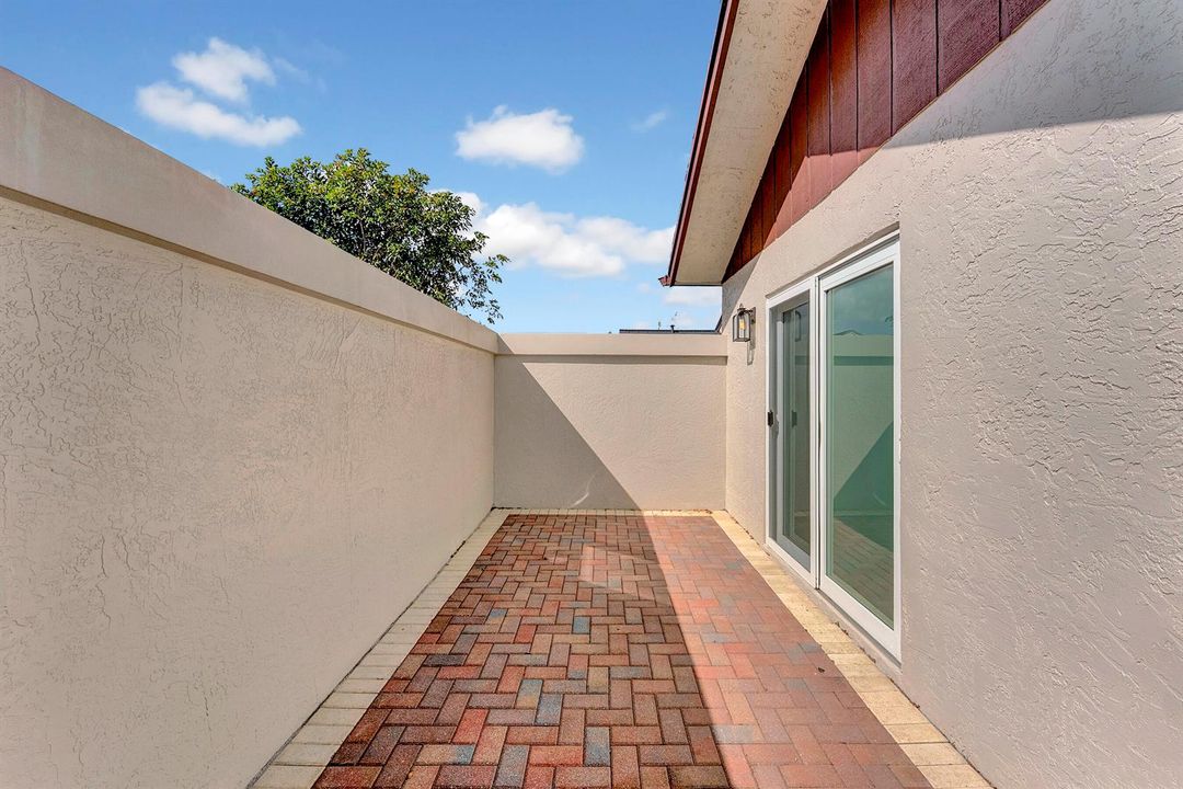 Back Patio outside primary bedroom