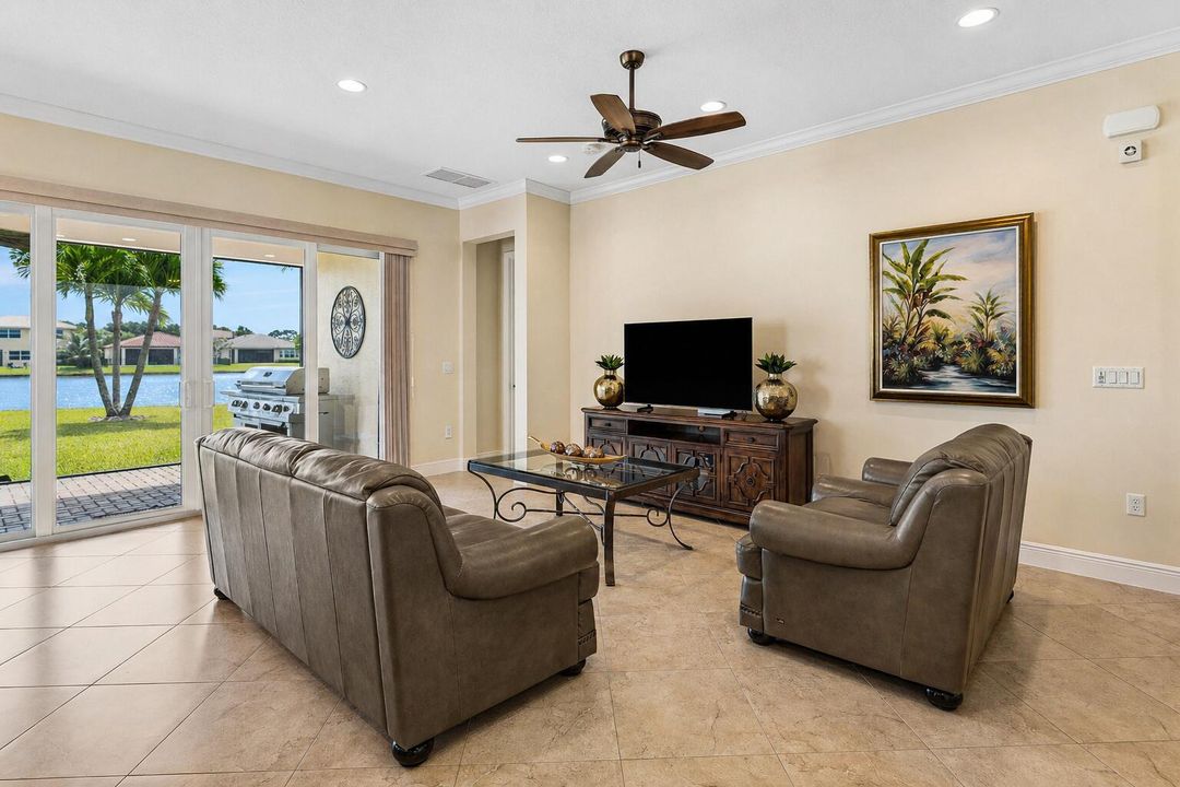 Living Room w/ Water Views