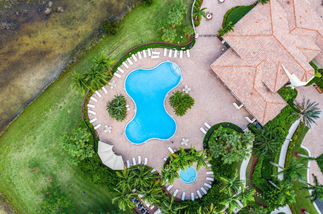 Aerial Of Pool & Hottub