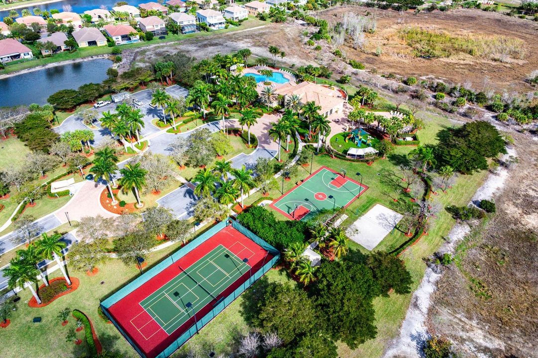 Aerial of Tennis & Pickle Ball Courts