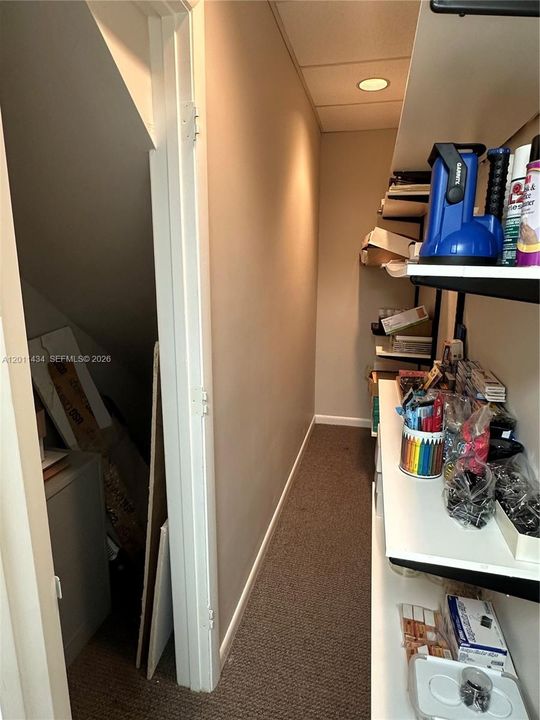 Storage room with additional space
