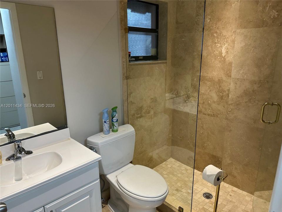 Bathroom 1 with full walk-in shower