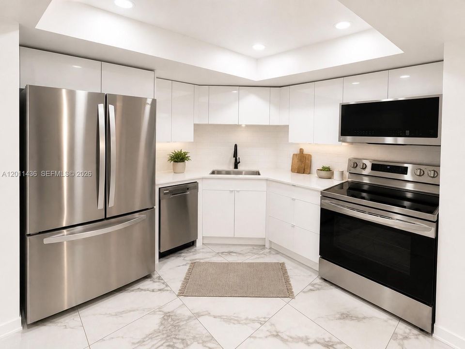 AI Virtual staging of Kitchen
