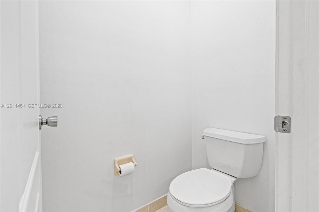Water closet in Primary bath