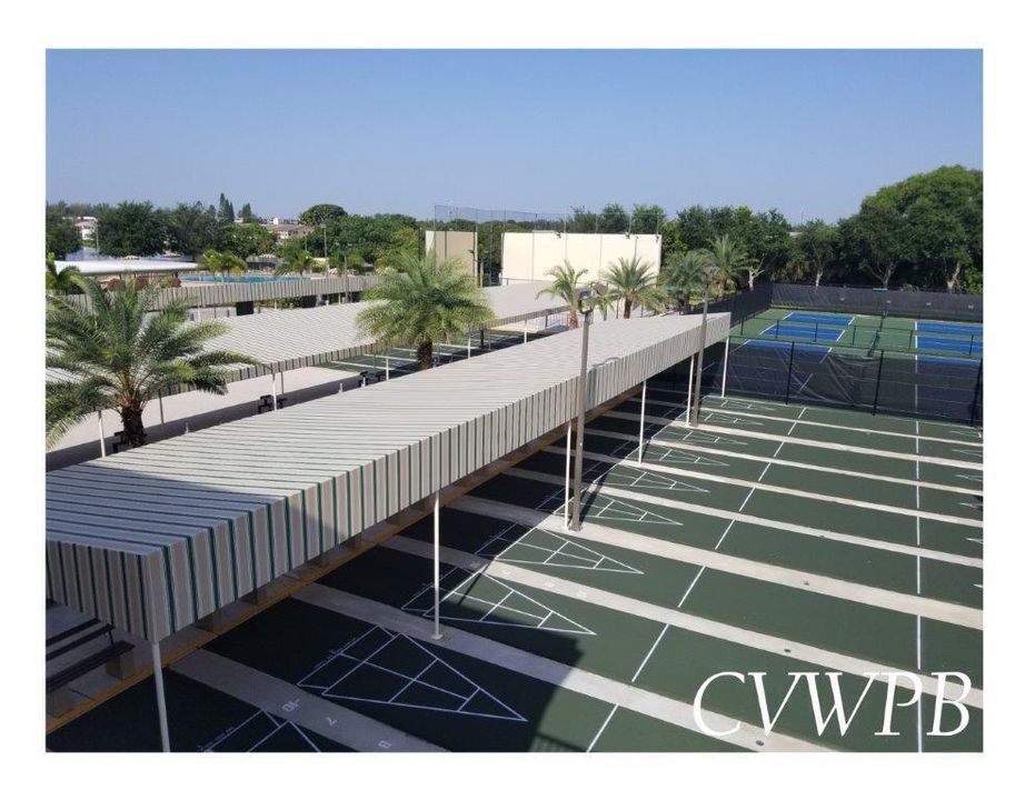 Shuffle Board, Tennis, Pickle Ball