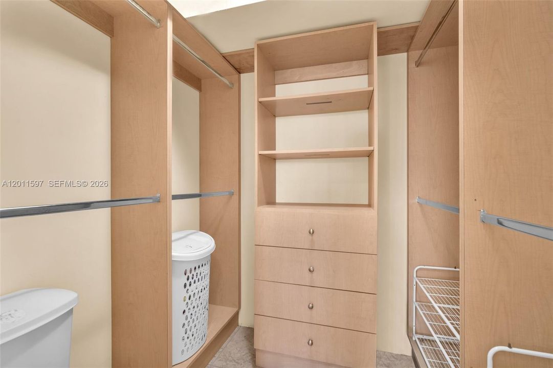 First Walk-in Closet