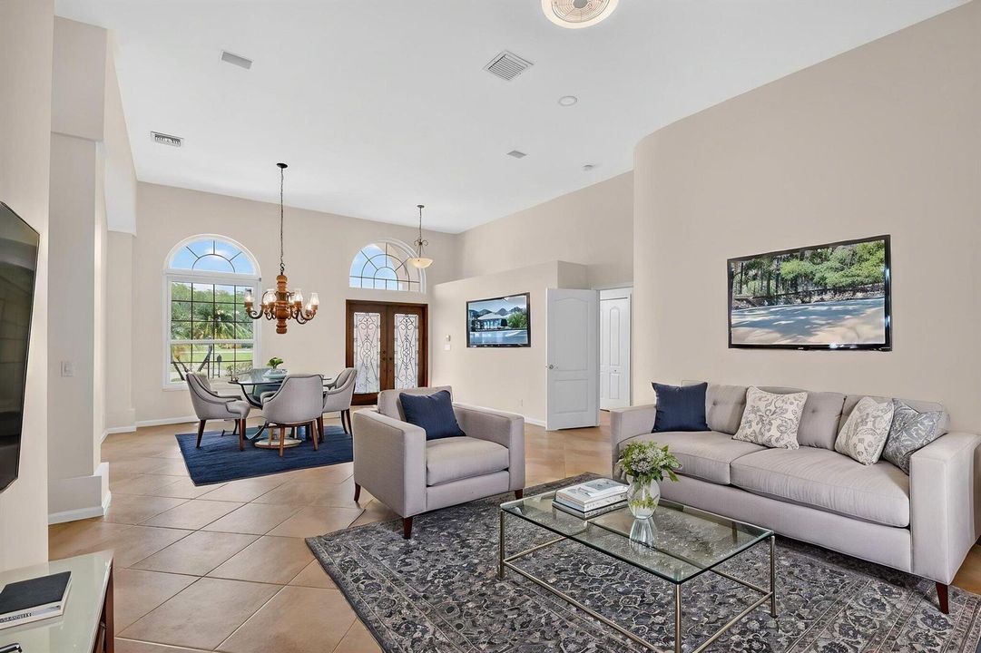 Virtual Staged - Living / Dining Room