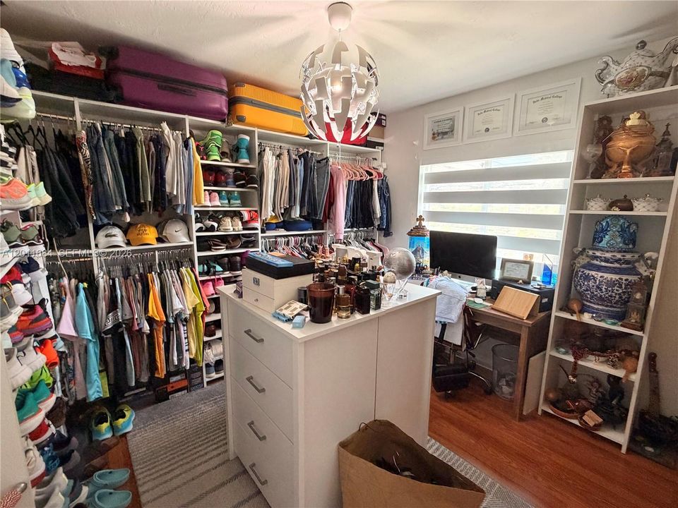 3rd Bedroom that seller is using as closet.