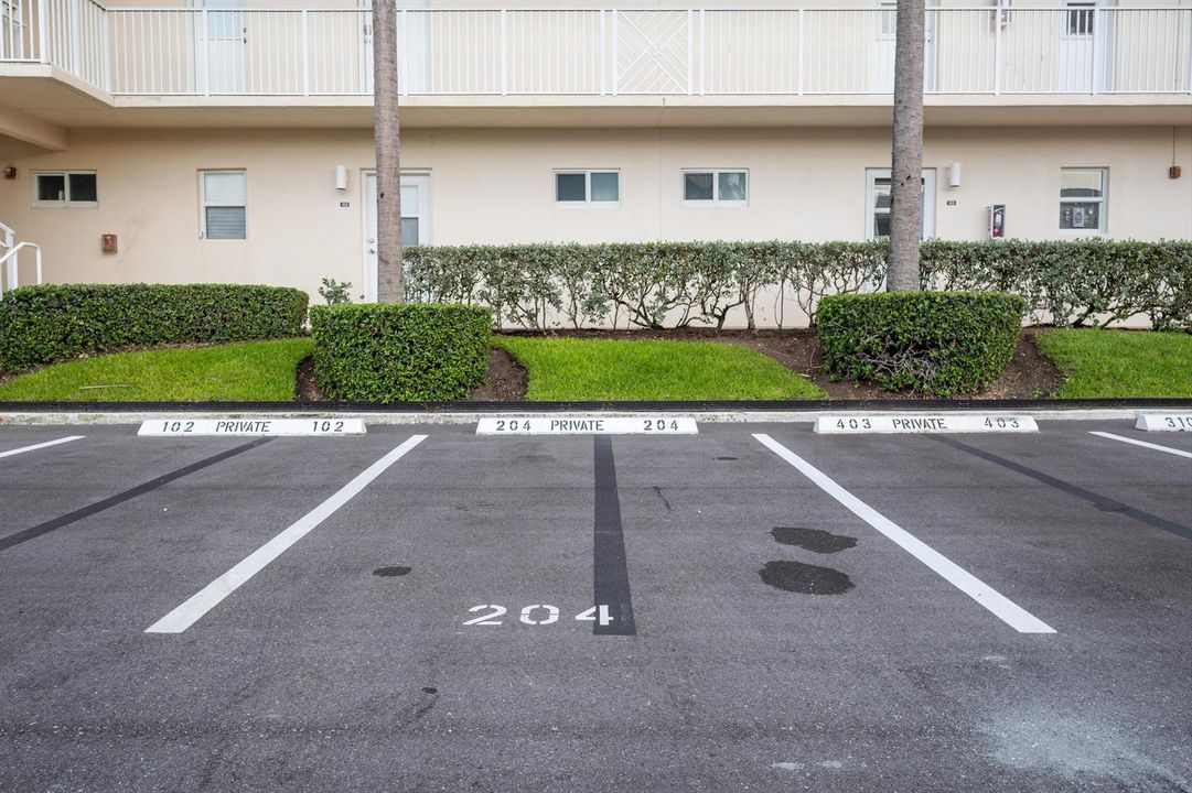 Unit 204 Parking