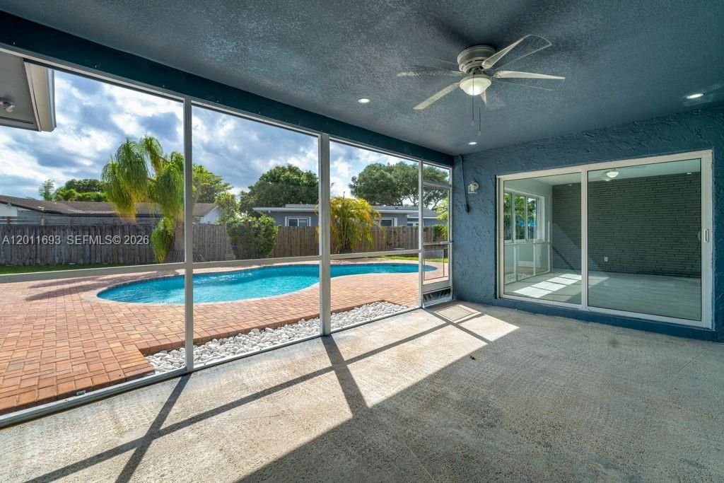 Screen Covered Patio
