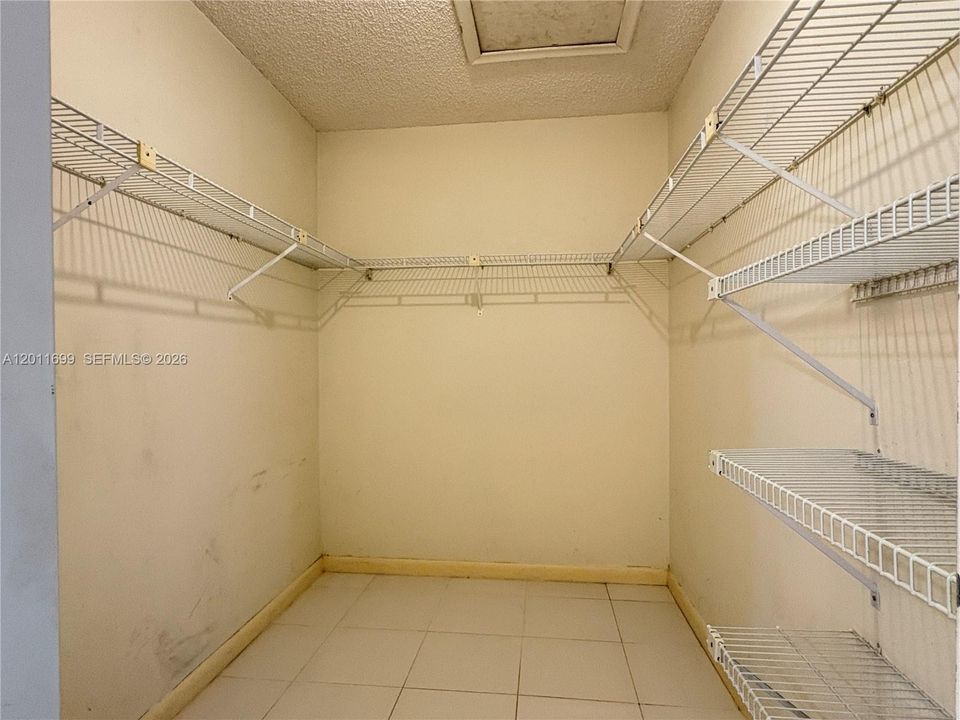 Walk-in Closet in Primary Bedroom