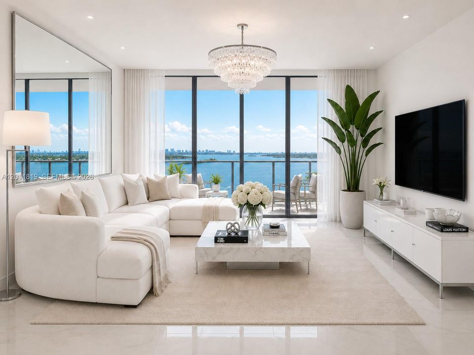 Living Room. This Image has been digitally altered (Virtually Staged)