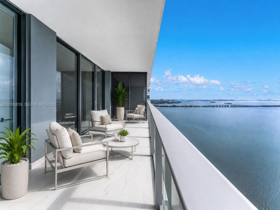 Balcony. This Image has been digitally altered (Virtually Staged)