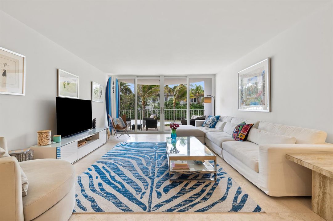 living room to balcony