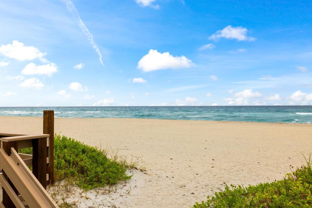 private beach access