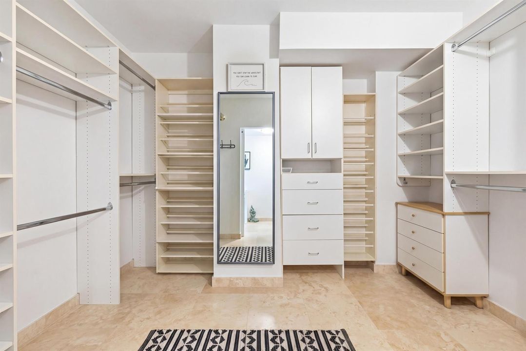 master walk-in closet