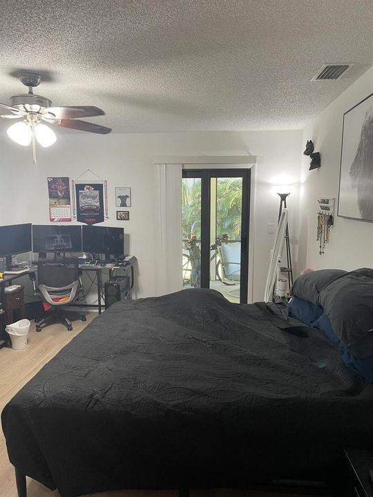 Master Bedroom Sliding Door