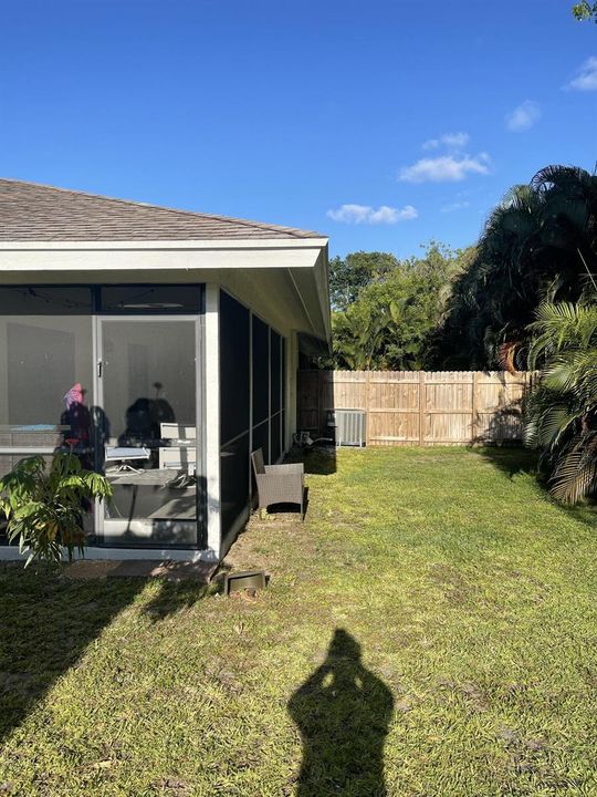 Fenced Side Yard