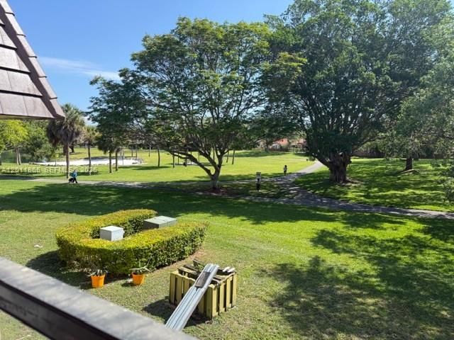 View from balcony