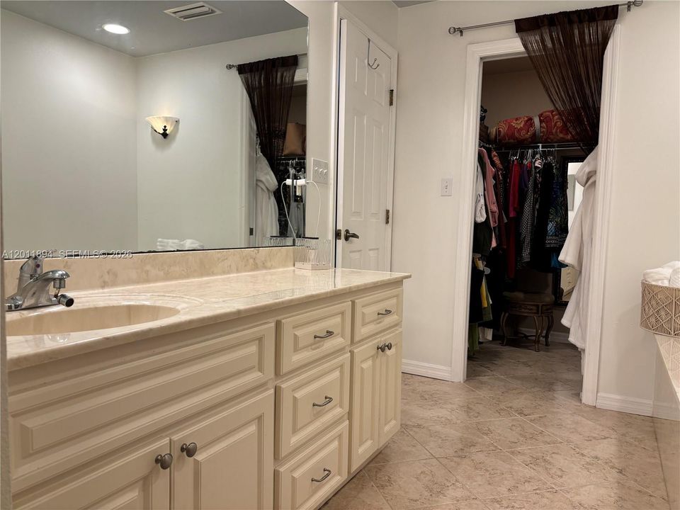 Primary Bath & closet