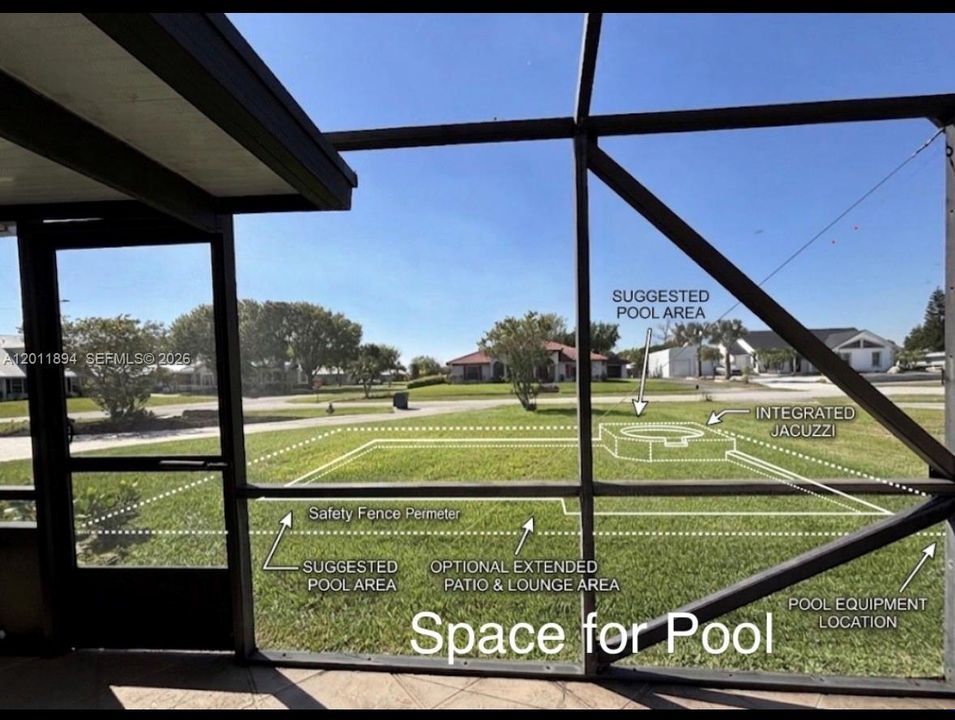 ROOM FOR POOL