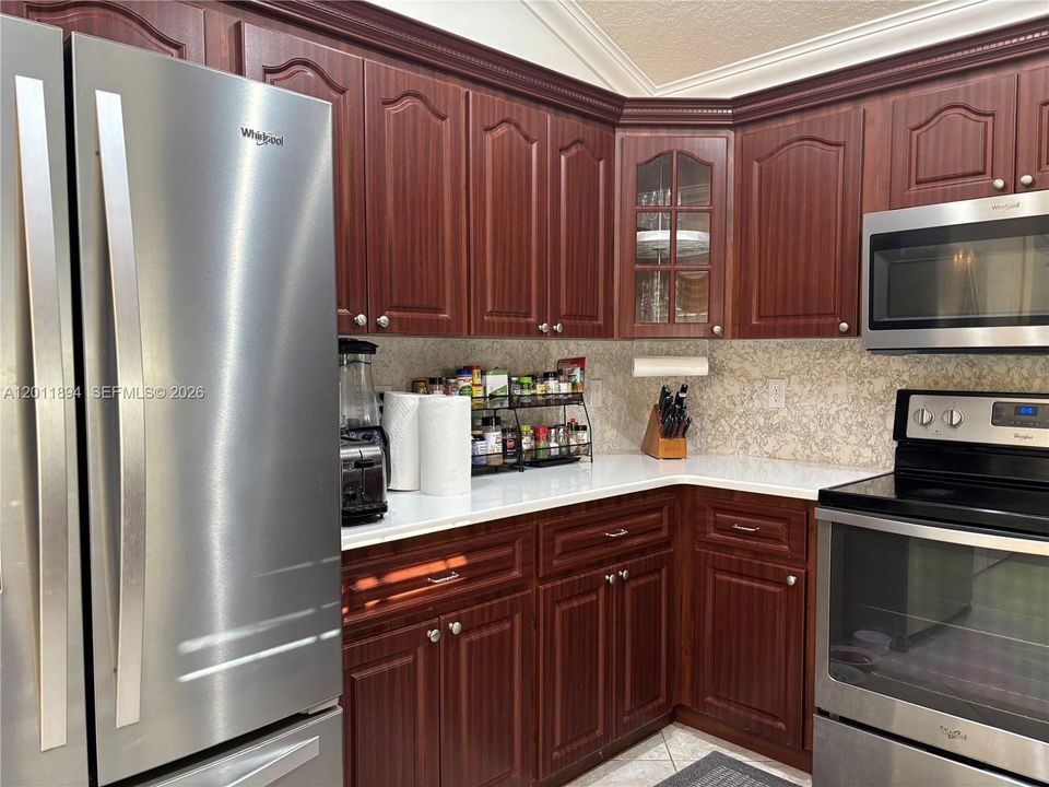 Stainless steel appliances