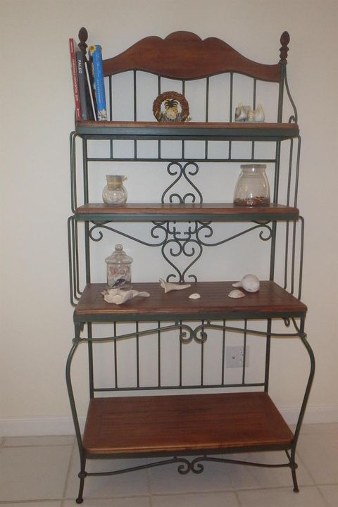 26 dining area baker's rack