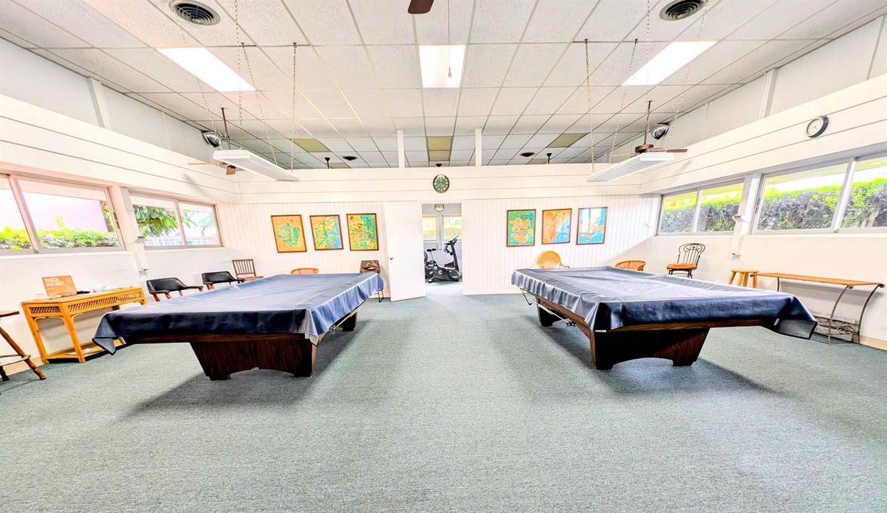 Vista Pines pool tables