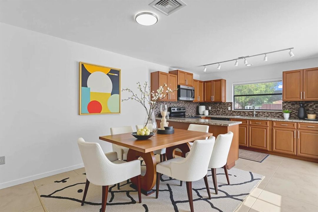 kitchen-dining area