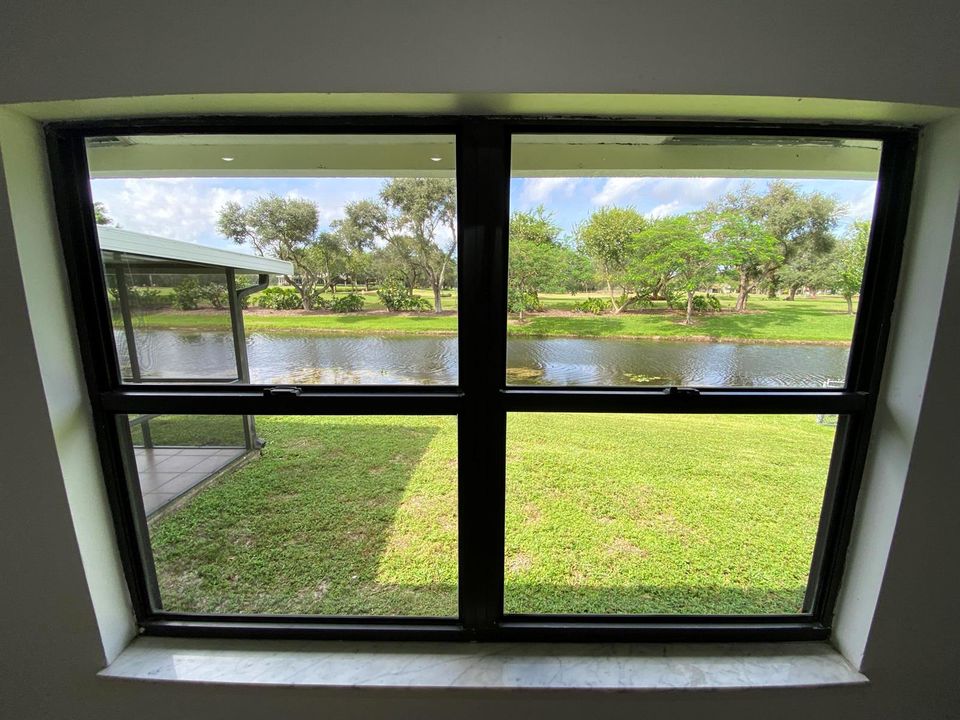 Kitchen Window view to Golf course