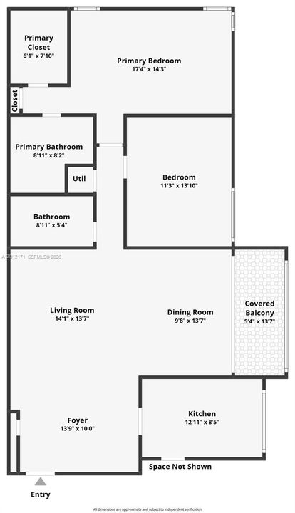 Activo con contrato: $149,900 (2 camas, 2 baños, 1192 Pies cuadrados)