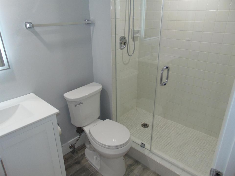GLASS ENCLOSURE AT SHOWER