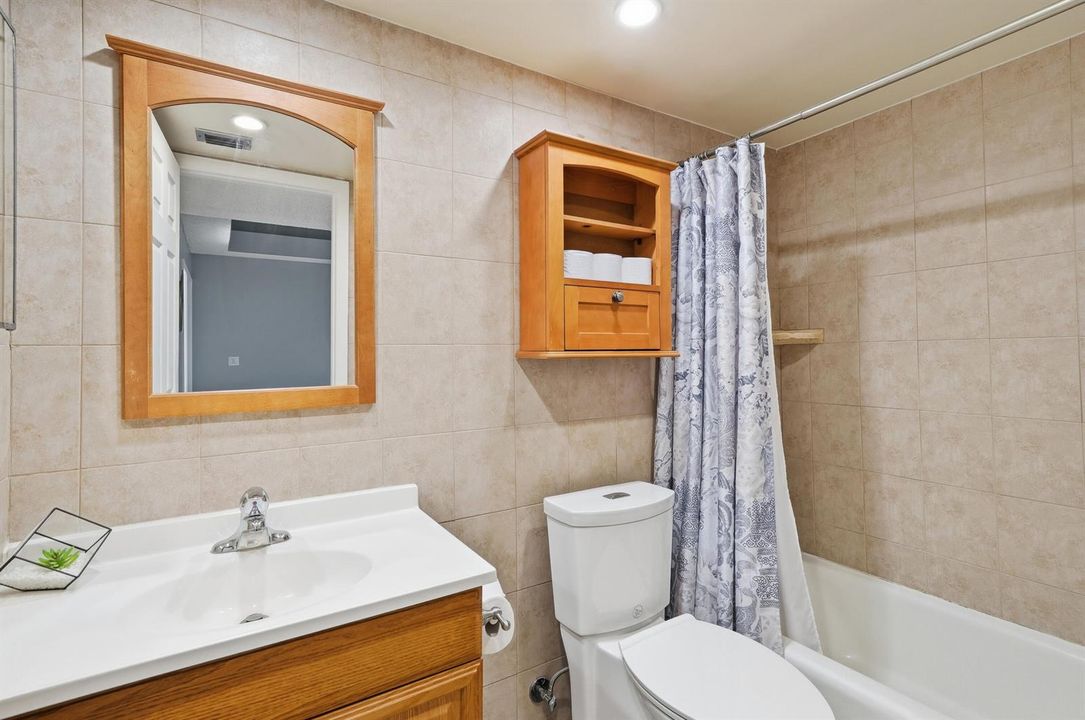 Full bath down