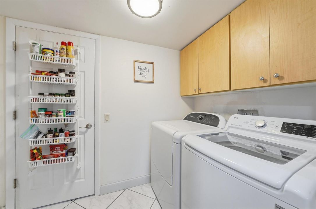 Laundry room and pantry