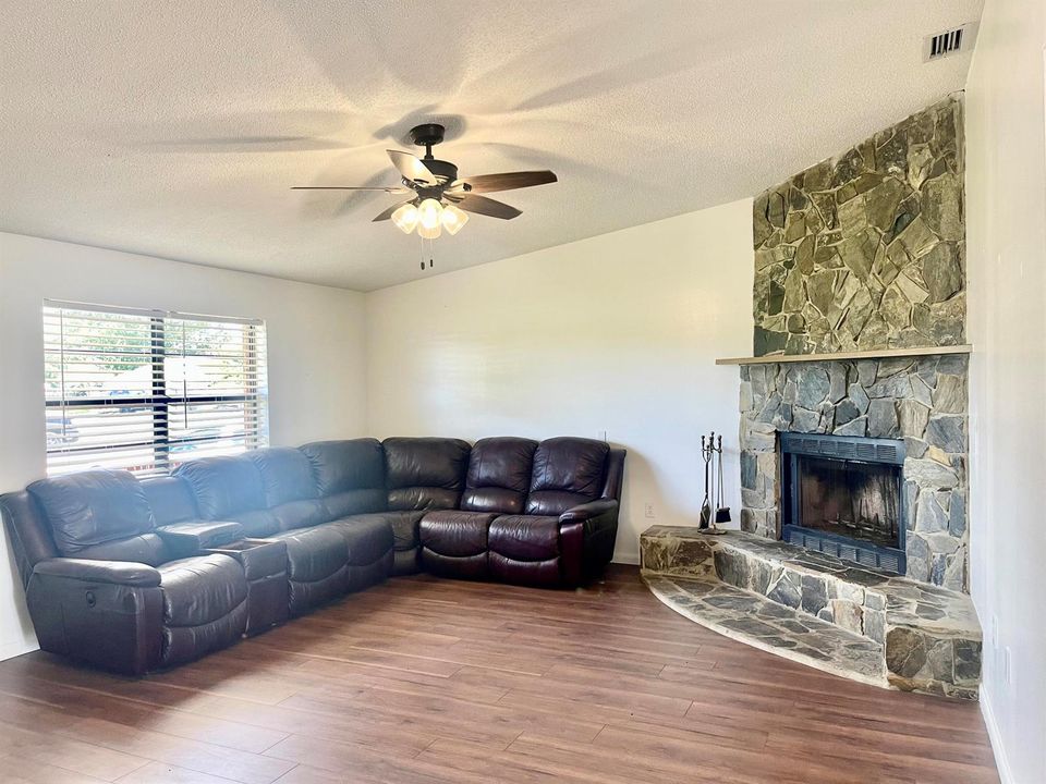 Living Room with Fireplace