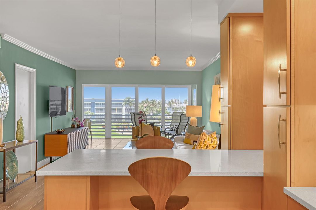 VIEW FROM KITCHEN