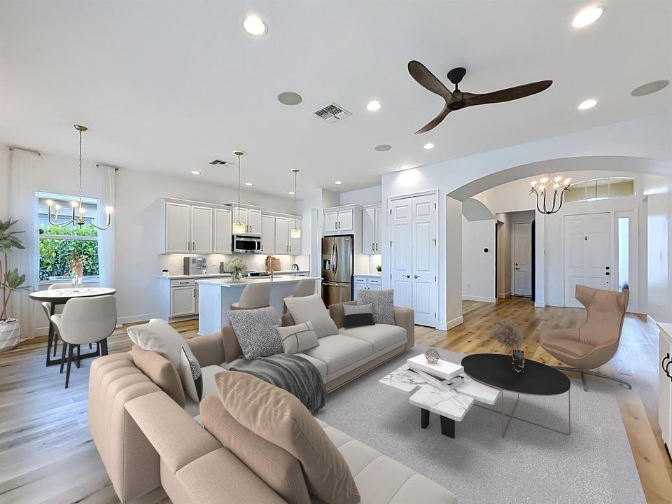 Living Room-Kitchen