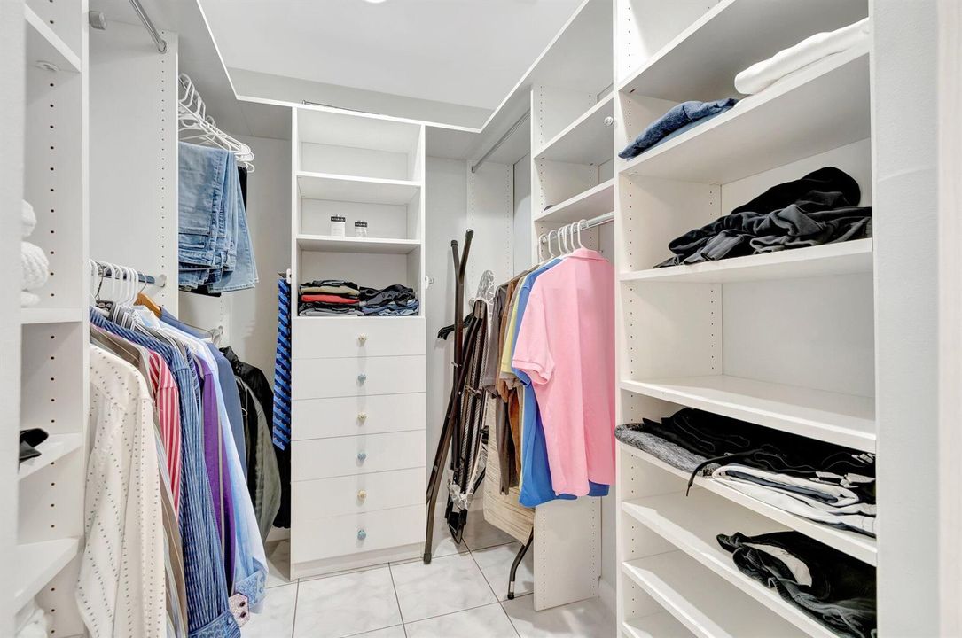 Primary Walk In Closet