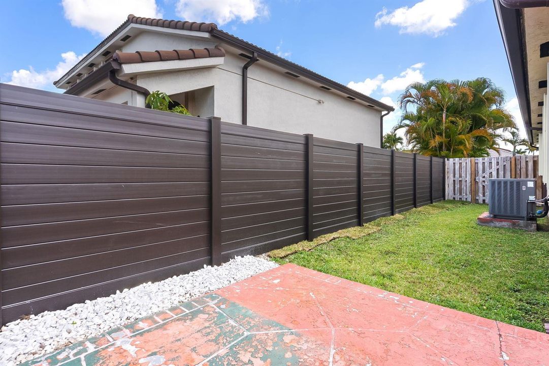 Fenced-In Backyard