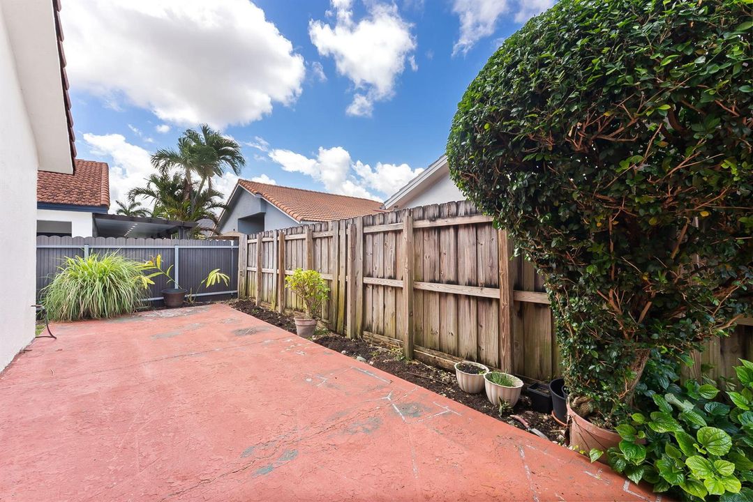 Fenced-In Backyard
