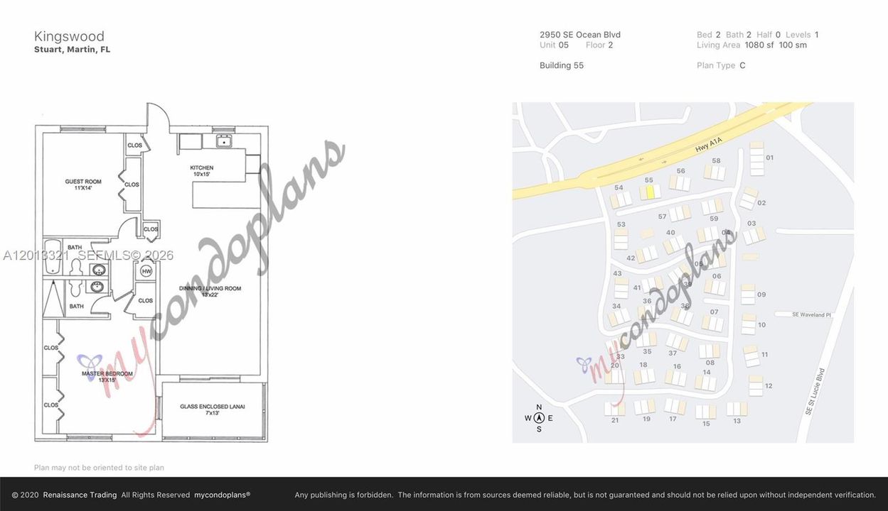 For Rent: $2,000 (2 beds, 2 baths, 1078 Square Feet)