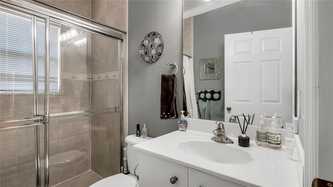 First floor full bathroom