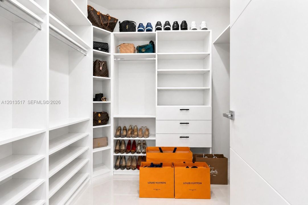custom designed closet