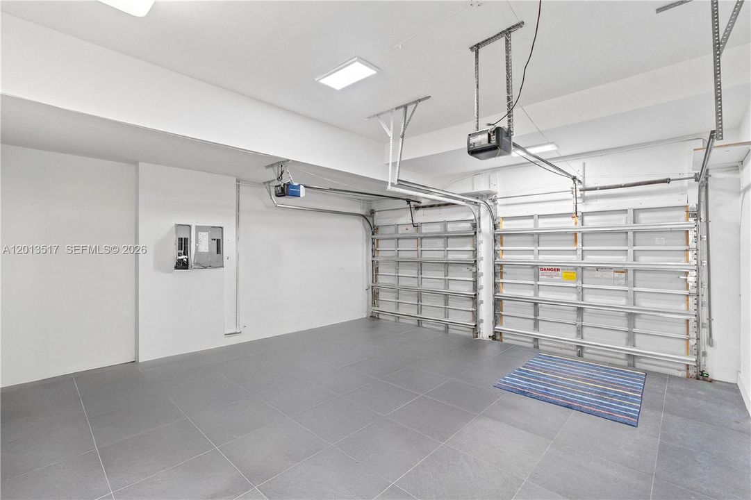 Oversized garage completely finished with AC