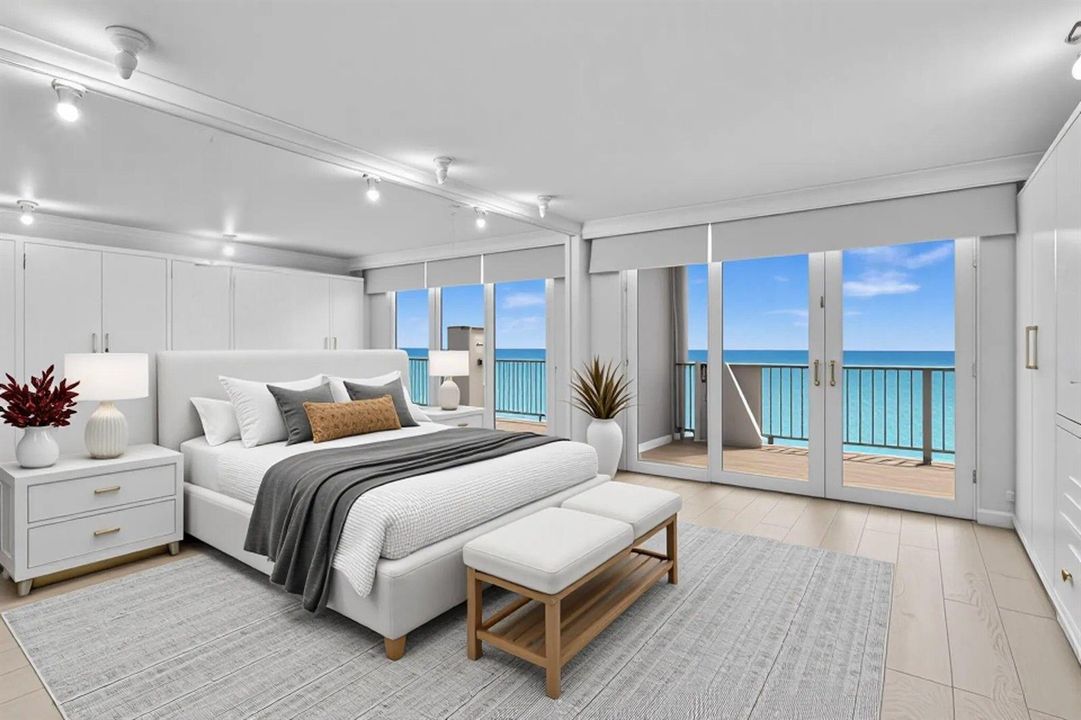 2nd bed staged