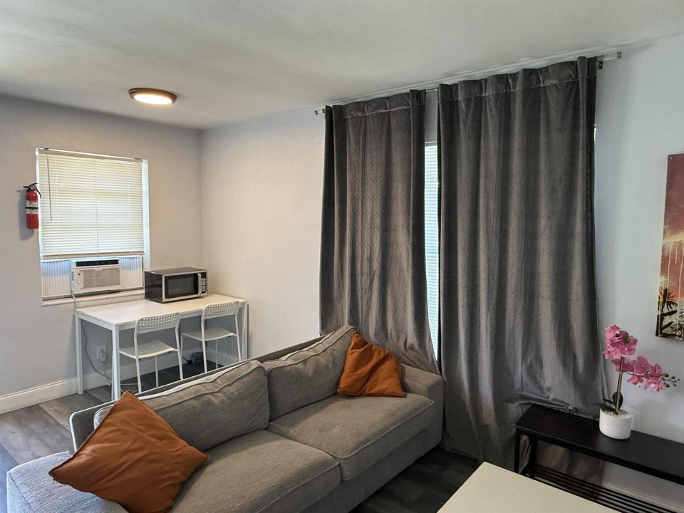 Living room from back