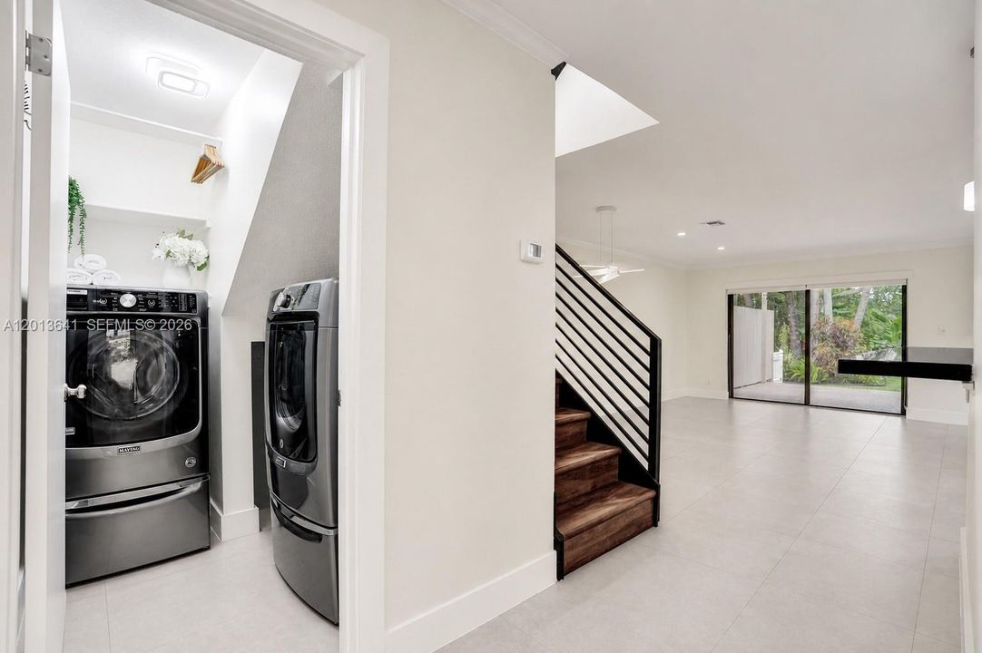Oversized washer & dryer.